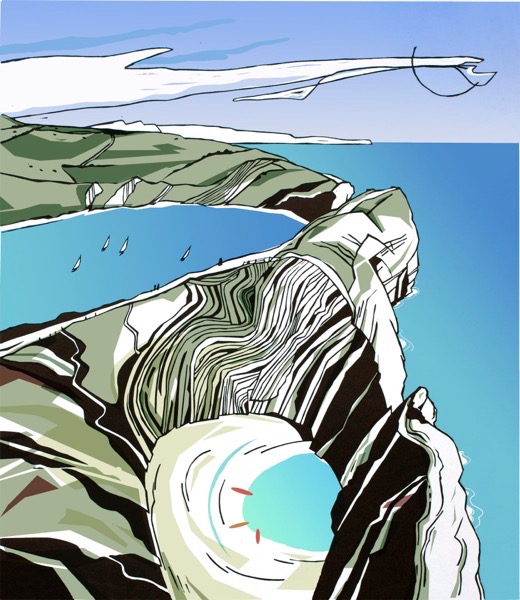 Image 3 from Paintings and prints for the cabins and public spaces in the new SAGA cruise ship, Spirit Of Adventure | Colin Moore